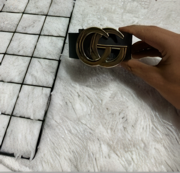 Cinto Masculino Com Fivela Dourada Estilo Clássico